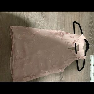 White House Black Market Pink Shirt